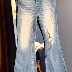 KanCan Light Blue Flare Jeans
